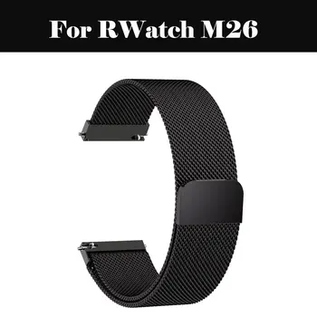 

Strap 22mm 20mm 42mm 46mm Milanese Stainless Steel Loop For RWatch M26