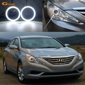 

For Hyundai Sonata i45 YF 2011 2012 2013 2014 Excellent smd led Angel Eyes kit Day Light Ultra bright DRL