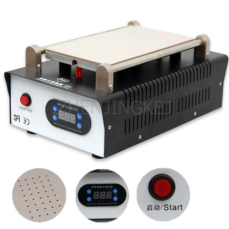 

Manual Vacuum Separator Cell Phone LCD Assembly Splitting Tools 350W High Precision Broken Screen repair Equipment 100-240V