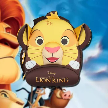 

2020 New Genuine Disney The Lion King Simba Backpack Kids anti-lost Lion King School cute Bag Children toy Birthday gift