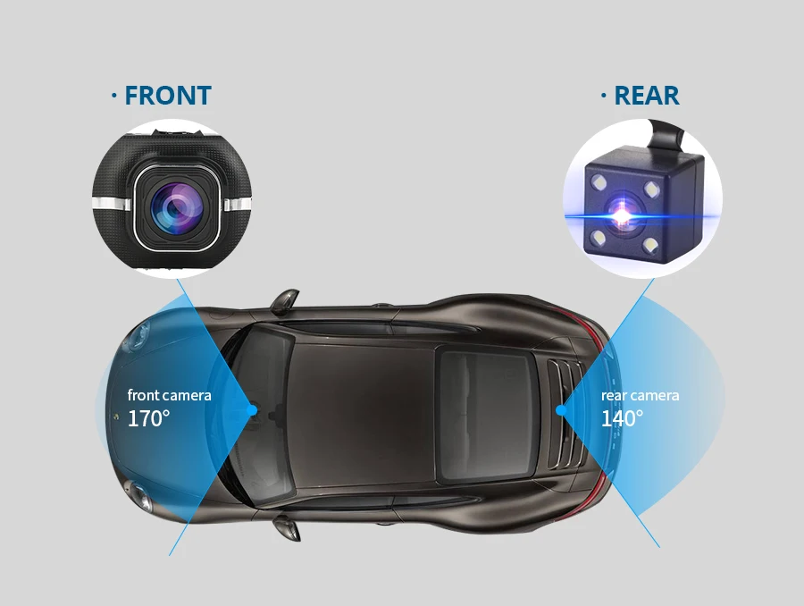 E-ACE автомобиля Caméscopes двойной регистраторы Авто Видео Регистраторы зеркало заднего вида Камера автомобильный мини GPS Автомобильный видеорегистратор с GPS трекер видеорегистраторы 170 градусов FHD ночного видения