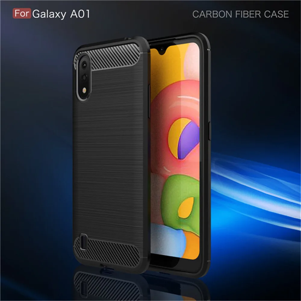 Чехол для Samsung Galaxy A01 роскошный полностью мягкий силиконовый чехол из ТПУ A 01 A015F