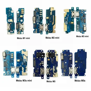 

New Microphone Module+USB Charging Port Board Flex Cable Connector Parts For MEIZU M1 M2 M3 M3s mini M5 M5s M6 M6s Replacement