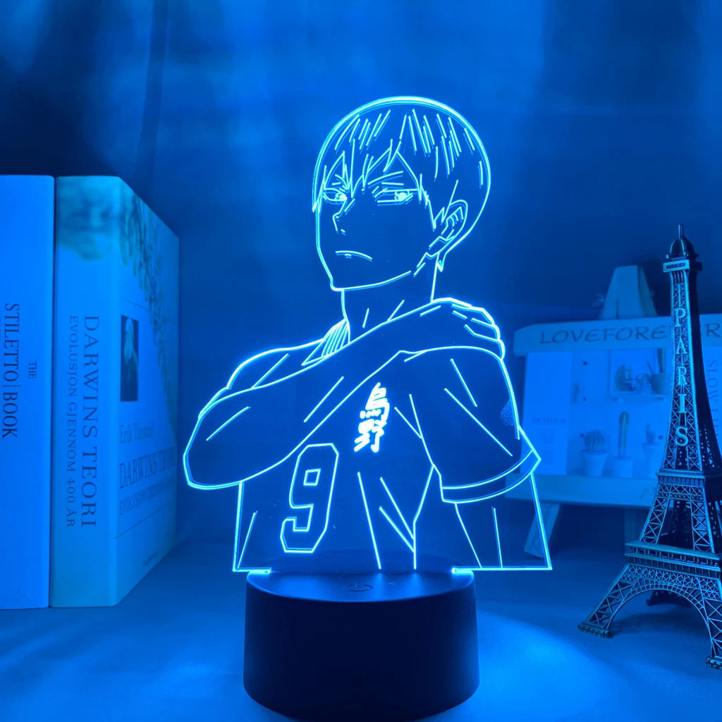 Anime Night Light Haikyuu Tobio Kageyama for Bedroom Decor Nightlight Kids Child Birthday Gift Manga 3d Lamp Kageyama Haikyu