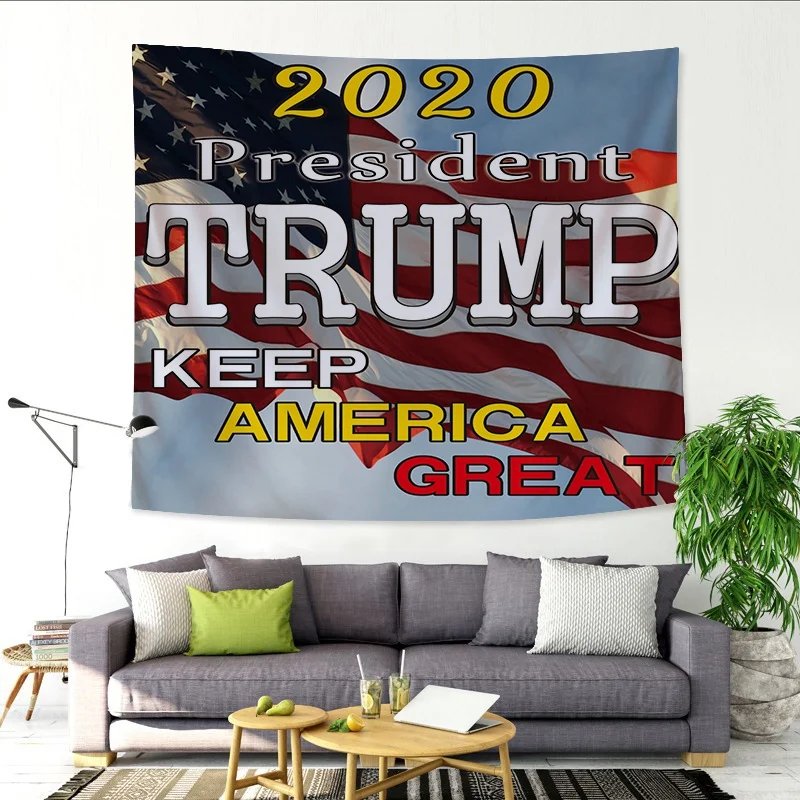 Трамп тема Искусство Декор диван стол Висячие гобелены обои покрытие Фреска пляжное одеяло