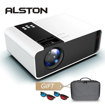 

ALSTON TD90 HD Mini Projector 3500 Lumens 720P Support 1080P LED Android WiFi Projector Video Home Cinema HDMI VGA AV Movie Game