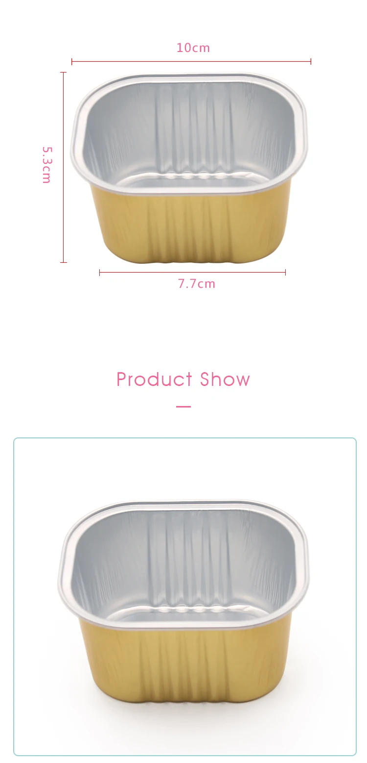 Aluminum Foil Bowl of Environment-Friendly Materials For Melting Hard wax beans / Cooking Foods