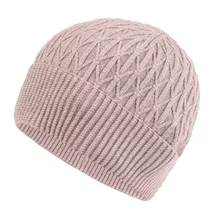 Мужской открытый зимний теплый вязаный для катания на лыжах, шапка шерсть удобные дышащие свободные для активного отдыха и развлечений шляпа, вязаная шапка