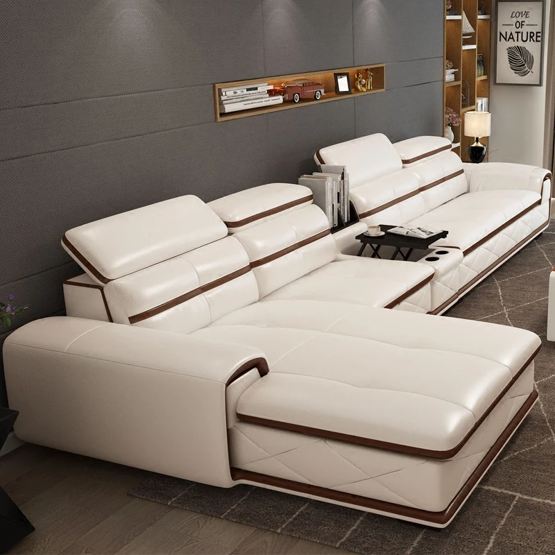2020 New Dubai Furniture Sectional Luxury And Modern Corner Leather