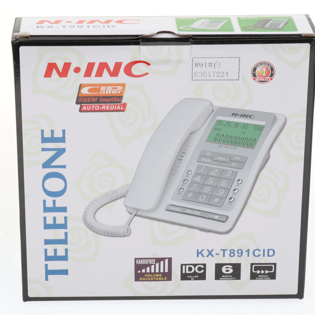 Corded Phone Home Office Business Hotel Caller ID LCD Wired Telephone