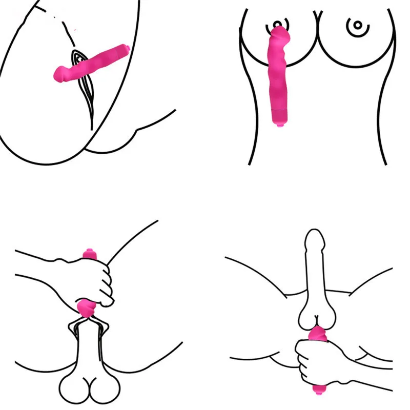 Взрослые 18+ электронные игрушки, забавные мощные G-spot, Мини AV палка, силиконовые женские интимные игрушки для женщин, водонепроницаемые игрушки для домашних животных