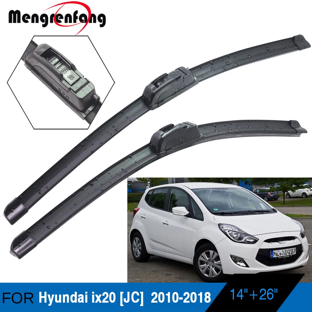 Для Hyundai ix20 MPV лобовое стекло автомобиля стеклоочистителей Мягкие резиновые