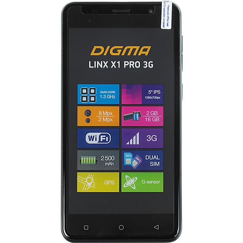 Смартфон DIGMA Linx X1 Pro 3G, черный