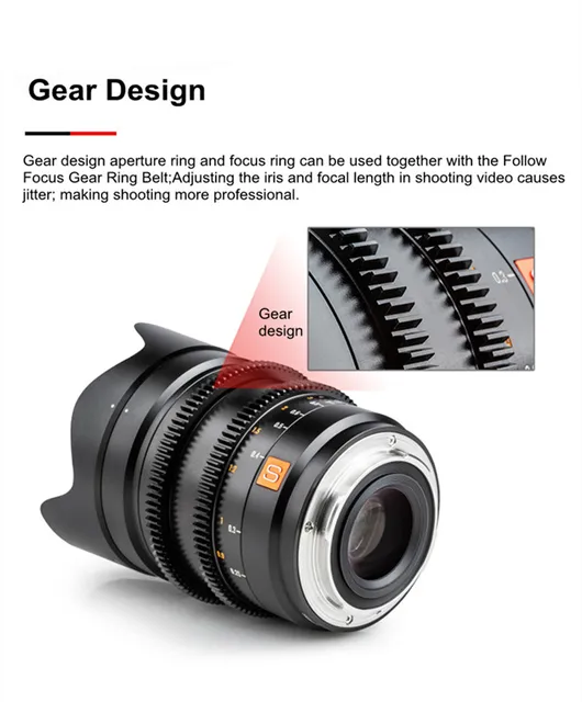 Viltrox 20mm T2.0 Lmount manual focus fullframe wideangle movie lens