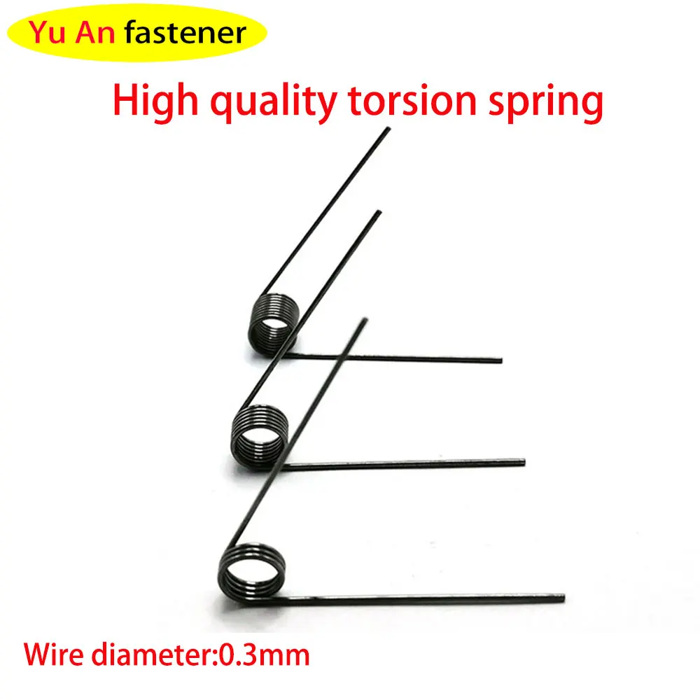 thumbnail image 2 of 10pcs V-Type Torsion Springs - 1.6mm Wire Diameter Various Sizes Angle Options 2 of 13