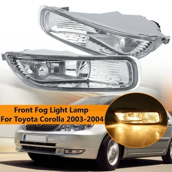 

Bulbs Car fog lights 1 Pair Clear Lamps For Toyota Corolla 2003 2004 ABS Plastic 12V Replacement
