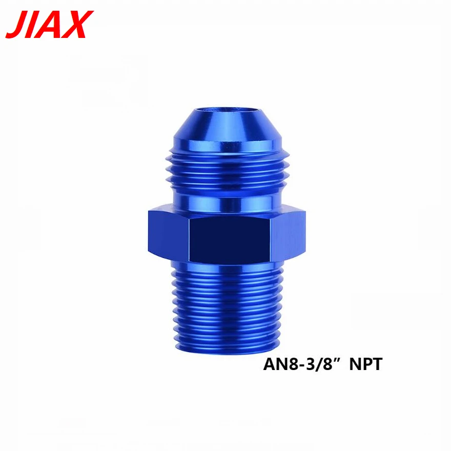 8AN AN-8 до 1/2 &quotNPT наружная резьба алюминиевый анодированный фитинг-адаптер |