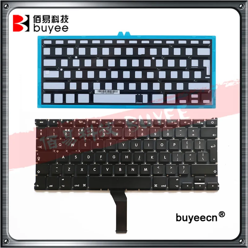 13 &quotA1369 A1466 английская клавиатура для Macbook Air A1369 на английском языке подсветка MD231