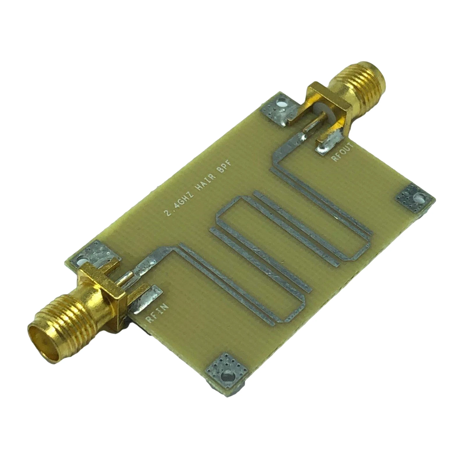 Copper 2.4GHZ Microstrip Bandpass Filter Replace Accessories Parts Practical Filter Copper 2.4GHZ Microstrip Bandpass Filter Replace Accessories Parts Practical Filter