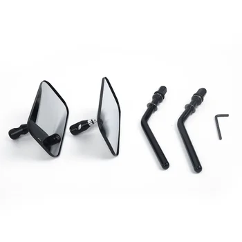 

Kit Rear View Mirrors For Harley Sportster 1200 1990-2013 Accessories Rectangle Replacement 1 Pair Motorcycle
