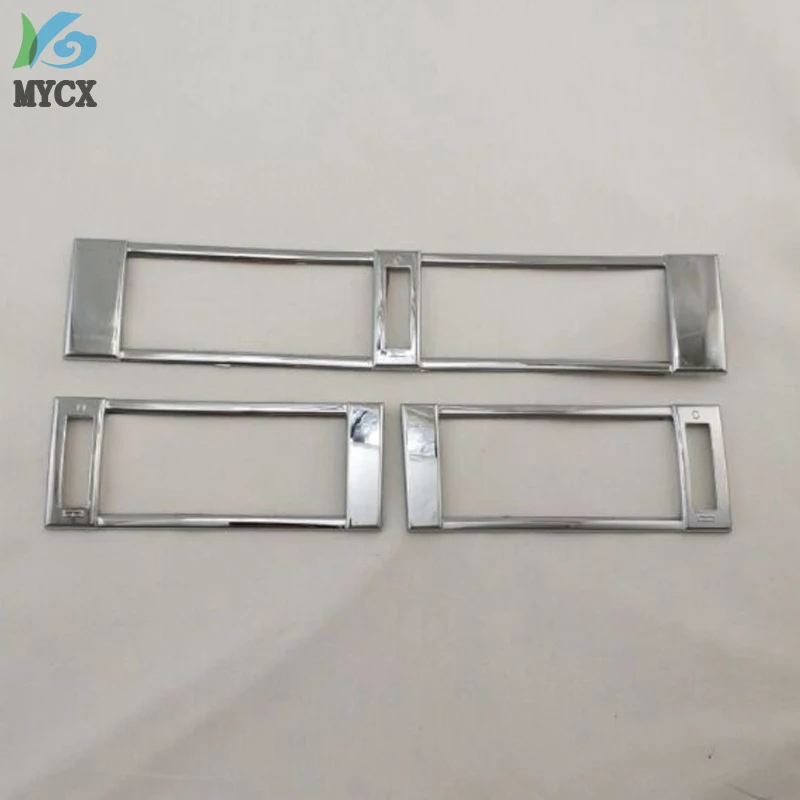 

For Mercedes-Benz W124 1984-1996 High-Quality 3PCS ABS Chrome Air Conditioning outlet decora AIR-CONDITION COVER Car Accessories