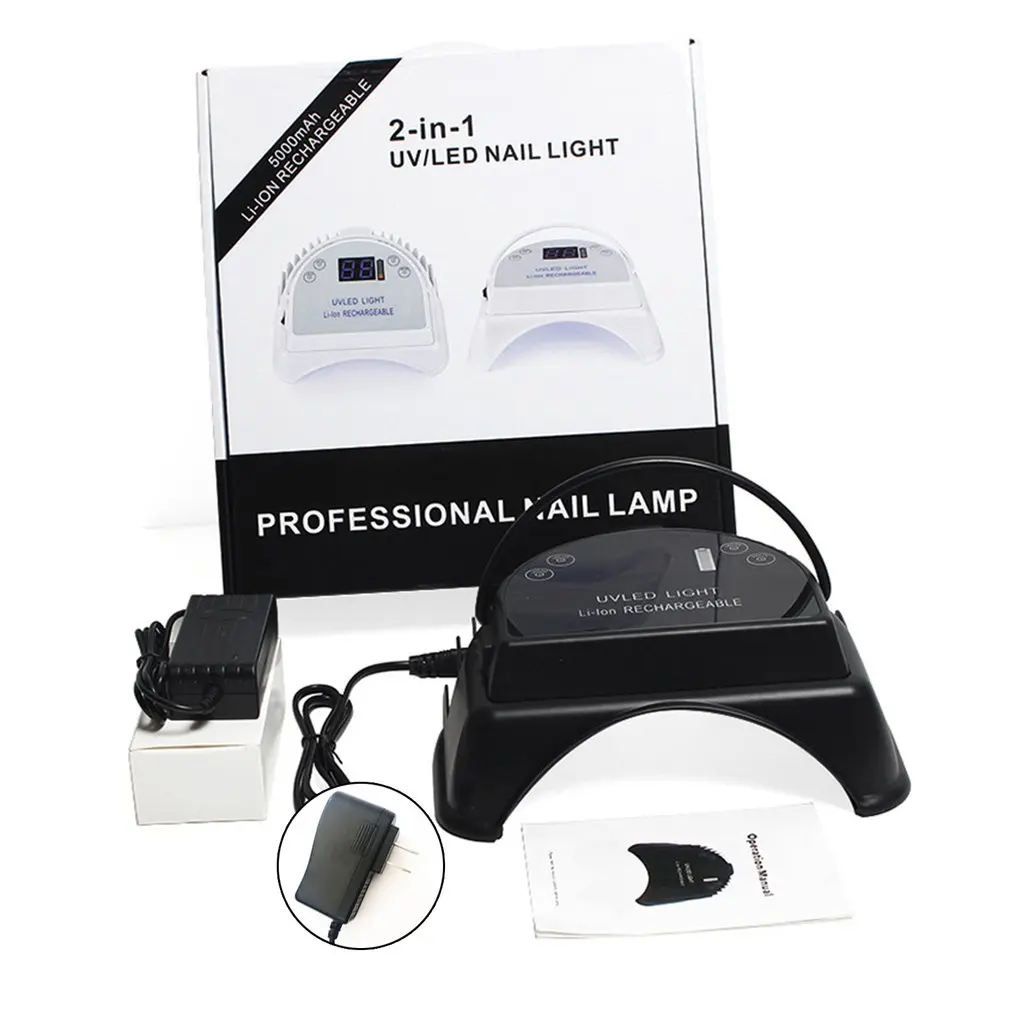 

Automatic Nail Polish Dryer LED Lamp UV Curing Nail Lamp Gel Polish UV Builder Home Nails Art Manicure Tools black