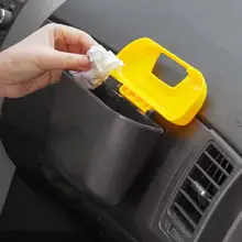 Портативный Мини-Автомобильный мусорный бак, автомобильный мусорный бак, мусорный мешок, держатель мусора, инструмент для пыли, чехол, держатель, автомобильный контейнер для хранения