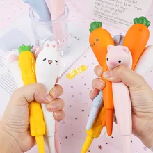 Креативные канцелярские принадлежности, Студенческая гелевая ручка, школьные принадлежности, Мультяшные декомпрессионные ручки, Офисная реклама, Рождественский подарок