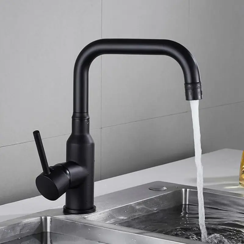  Kitchen Faucet Hot Cold Water Mixer Crane Dual mode Water Spout Faucets Deck Mounted Kitchen Sink T - 4000261607026