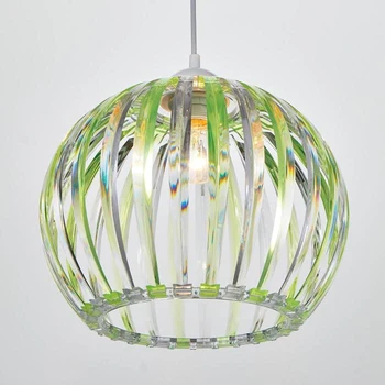 

Lamp 7330/1, 1 he27 15 W, Green/transparent 31x24 + 60 cm 5126756