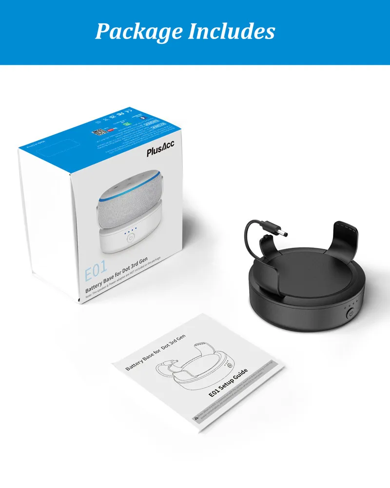 Base Bateria Amazon Echo Dot Tiene Bateria Battery Base For Alexa