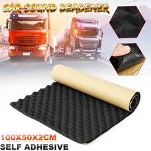 100*50 см 20 мм утепленная Автомобильная звуковая изоляционная губчатая резина звукоизоляционный домашний акустический пористый материал для студии поглощающий звук