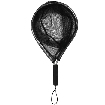 

Aluminium Landing Nets Fly Fishing Fish Saver Nylon Knotless Mesh Trout Hand Net