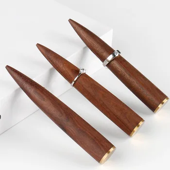 

Ring Holder Engagement Showcase Walnut Wood Display Stand Jewelry Accessories Home Gift Tabletop Storage Wedding Rack Bracket