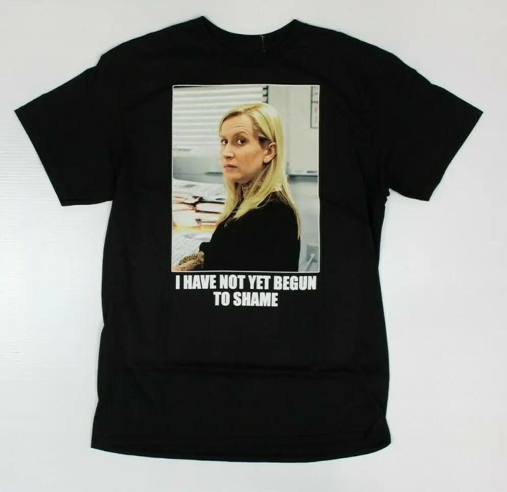 

The Office Dunder Mifflin Angela Black T-Shirt New! (4F1 Adult Summer Streewear Size:S-3Xl