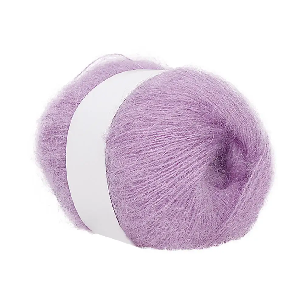 Шерстяная нить DIY тканая пряжа для ручного вязания вязаное одеяло крючком пряжа крючком para tejer Tejido de punto бытовые принадлежности Q3 - Цвет: Purple