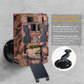 

TOMSHOO Trail Camera 20M 1080P 30fps Hunting Camera with 32pcs 850NM IR LEDs Night Vision 0.2s Trigger Time 20m Range