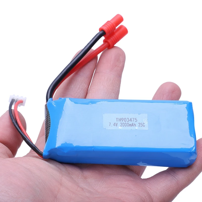 Топ RC 2S 7,4 V 2000Mah Li-Po аккумулятор для X8C X8W Huanqi 899 Rc Дрон Квадрокоптер летательный аппарат БПЛА запасные части Аксессуары Модель