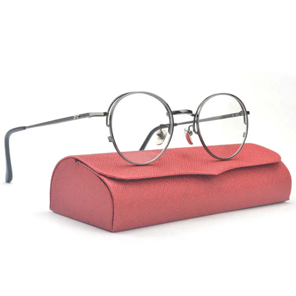 Blue Light Blocking Reading Glasses Frame Women Ultralight Cat Eye Presbyopic Hyperopia Reader Round Eyewear+1.0+1.5 NX - Цвет оправы: gun