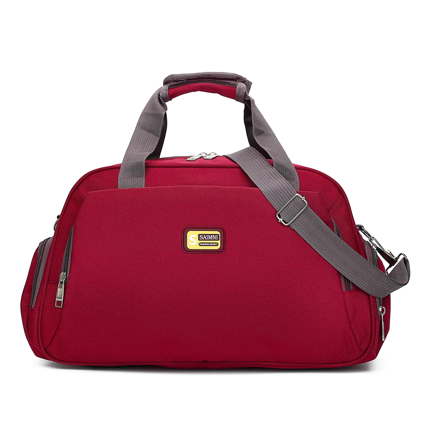 New men's and women's portable foldable luggage oversized waterproof luggage diagonal cross luggage bag Korean version