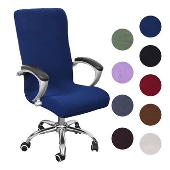 

New Office Computer Anti-dirty Rotating Stretch Desk Seat Chair Cover Waterproof Elastic Chair Covers Removable Slipcovers S/M/L