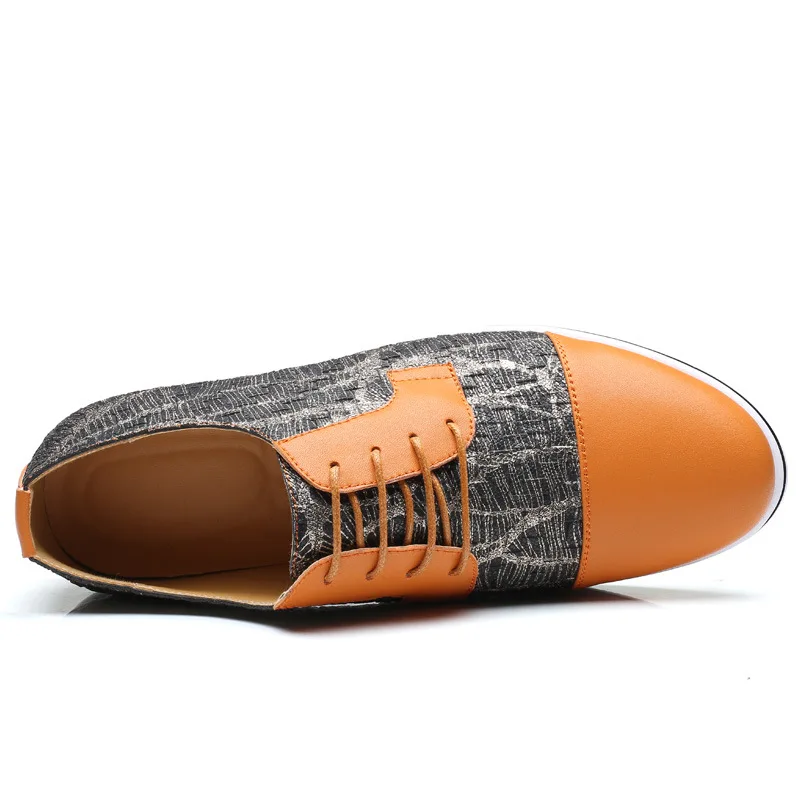 

2019 Explosion Models Extra Large Men's Casual Trend Stitching Fashion Shallow Mouth Low Cross Straps Flat Shoes