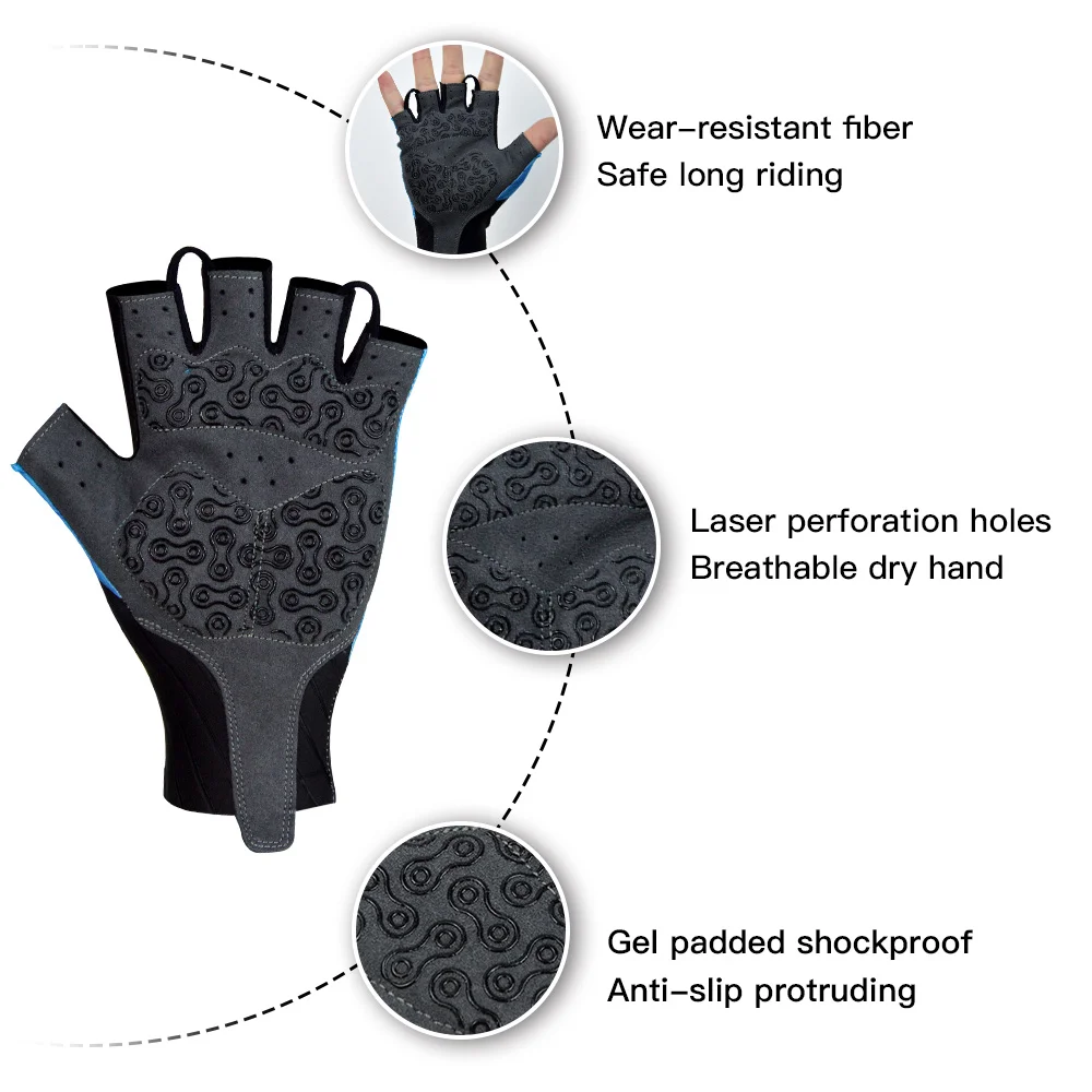 Darevie перчатки для велосипеда противоударные велосипедные перчатки с гелевыми вставками перчатки «MTB» половина пальца велосипедные перчатки дышащие противоскользящие быстросохнущие