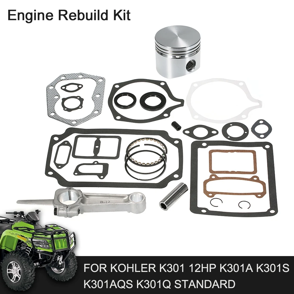 Комплект для восстановления двигателя подходит Kohler K301 12HP K301A K301S K301AQS K301Q