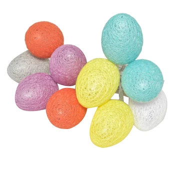 

1.8M LED Light Easter Eggs Colorful Hanging Decoration String Home Party Decor