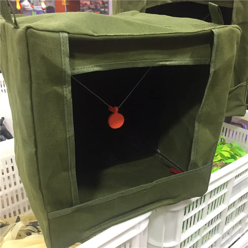 Foldable Target Box Canvas Slingshot Shooting Target Box Archery
