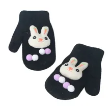 Зимние Детские перчатки с мультяшным кроликом; Детские Варежки; вязаные теплые Детские перчатки; милые Детские перчатки для девочек; Rekawiczki Dzieciece; вязаные перчатки;#15