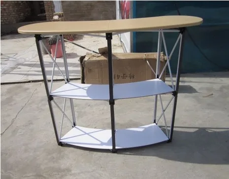 High Quality!!! POP up table with printing your artwork, to Russia