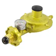 1 вход 1 выход сжиженный LGP газовый манометр регулятор давления желтый