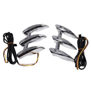 

Motorcycle Front Fender Trim Running Brake Light for Honda Goldwing GL1800 2001-2011 Left and Right